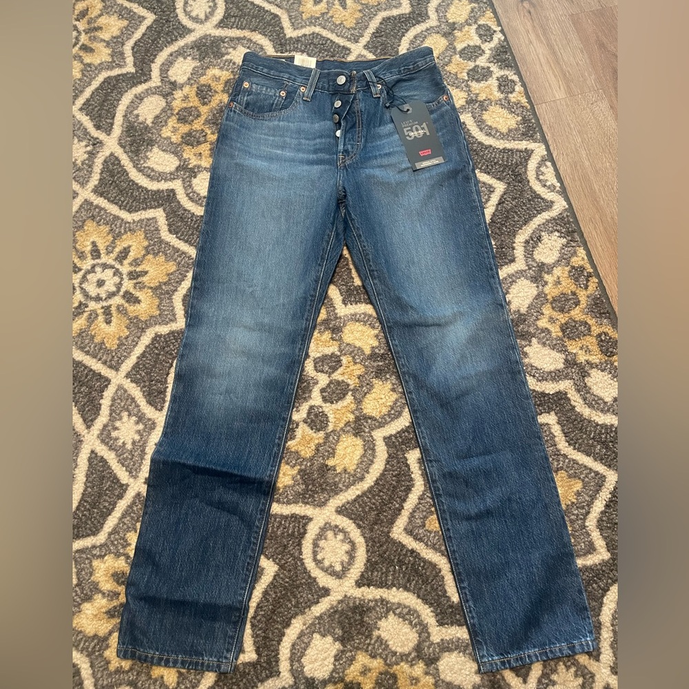 Levi 501 button up jeans